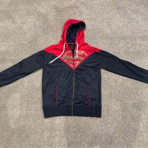 Superman Red and Black Men's Hoodie
